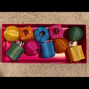 Vintage Pier One Colorful Garden Lights